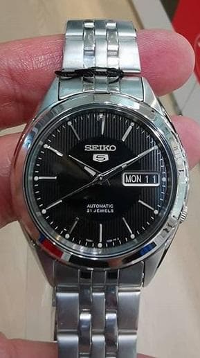 Seiko 5 Classic Men's Size Black Dial Stainless Steel Strap Watch SNKL23K1 - Diligence1International