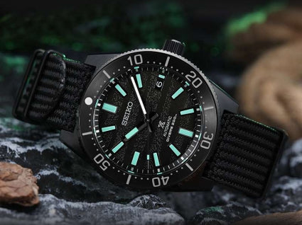 Seiko Prospex Diver's 62MAS Marinemaster Black Series Night LE Men's Seichu Strap Watch SLA067J1