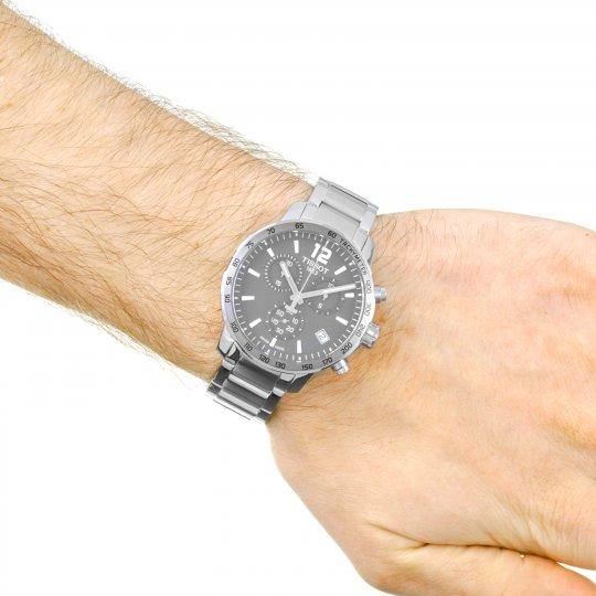 Tissot Swiss Made T-Sport Quickster Chronograph Men's Stainless Steel Watch T0954171106700 - Diligence1International