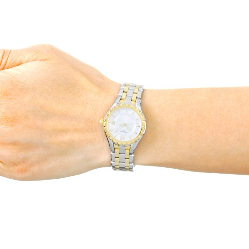 Tissot Swiss Made T-Classic Small Lady 2 Tone Gold Plated Stainless Steel Ladies' Watch T0720102203800