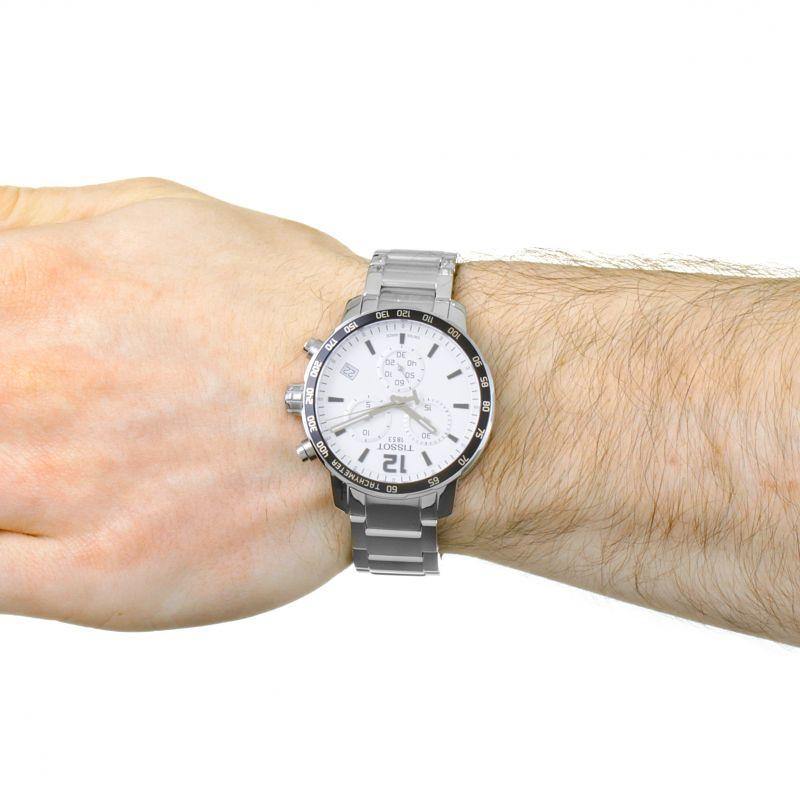 Tissot Swiss Made T-Sport Quickster Chronograph Men's Stainless Steel Watch T0954171103700 - Diligence1International