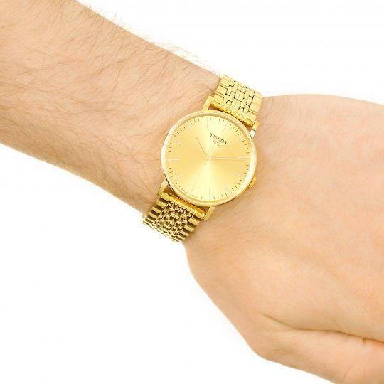 Tissot Swiss Made T-Classic Everytime All Gold Plated Men's Watch T1094103302100 - Diligence1International