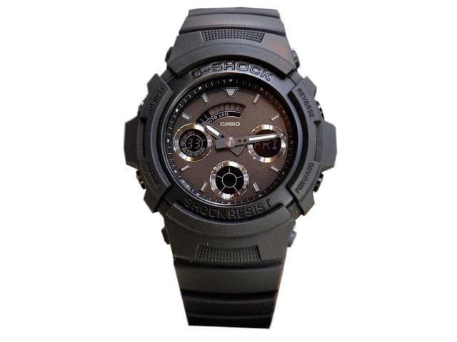 Casio G-Shock Black Stealth Series Analog-Digital ALL Black Watch AW591BB-1ADR - Diligence1International
