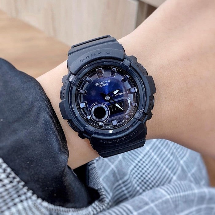 Casio Baby-G Standard Anadigi All Black Stealth Series Watch BGA-280-1ADR