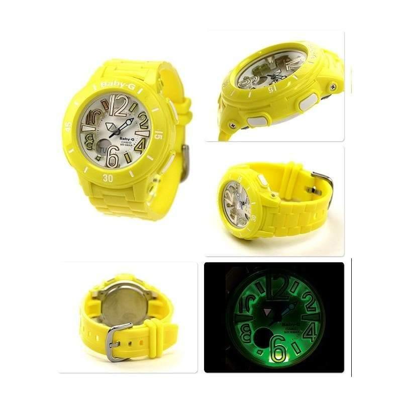 Casio Baby-G Neon Marine Series Analog-Digital Yellow x White Dial Watch BGA170-9BDR - Diligence1International