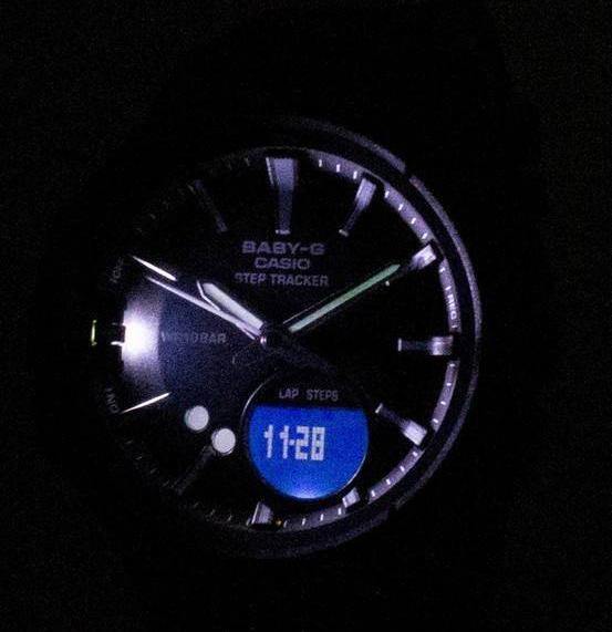 Casio Baby-G BGS Step Tracker Analog-Digital Black Watch BGS100SC-1ADR - Diligence1International
