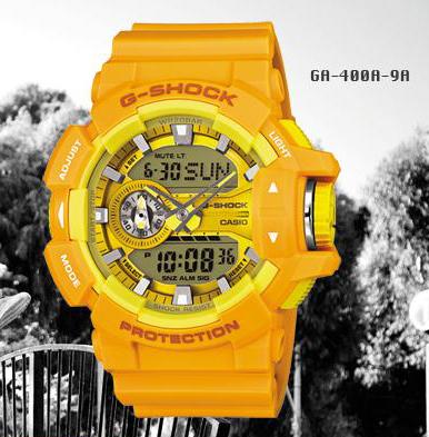 Casio G-Shock Big Case Analog-Digital Yellow Watch GA400A-9A - Diligence1International