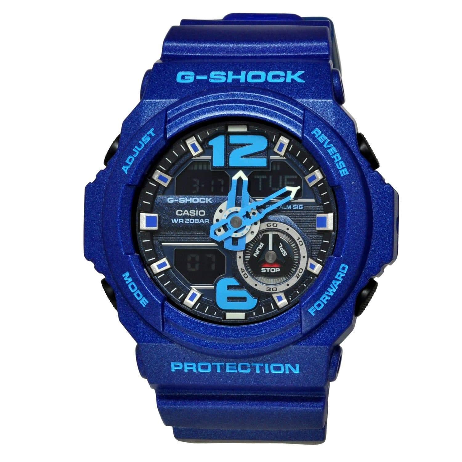 Casio G-Shock Big Size Series Analog-Digital Metallic Blue Watch
