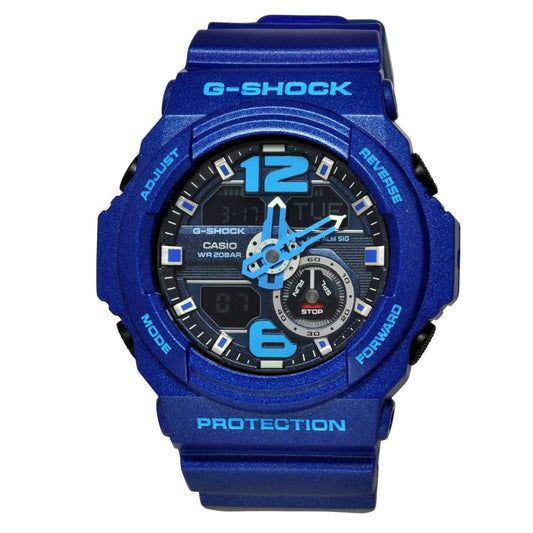 Casio G-Shock Big Size Series Analog-Digital Metallic Blue Watch GA310-2ADR - Diligence1International