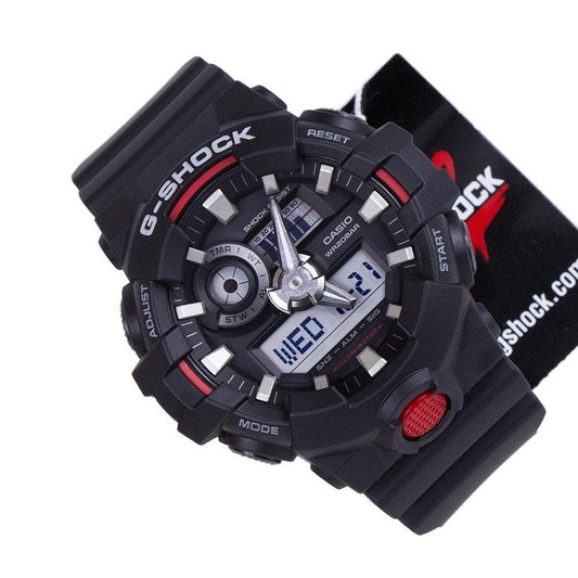 Casio G-Shock Standard Analog-Digital Black x Red x Grey Accents Last Dance Watch GA700-1BDR - Diligence1International