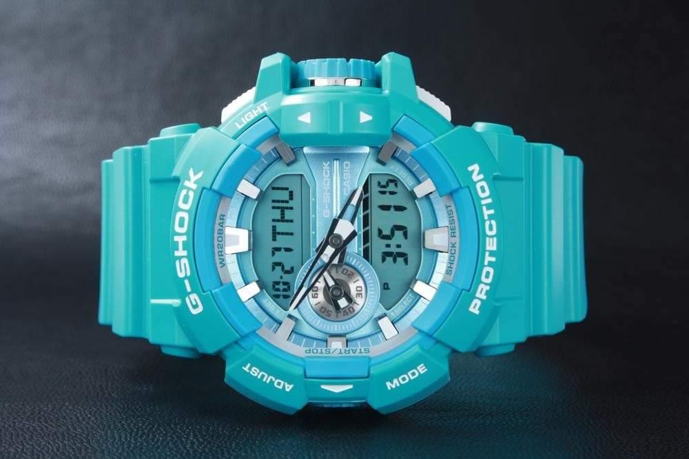 Casio G-Shock Big Case Analog-Digital Baby Blue Watch GA400A-2ADR - Diligence1International