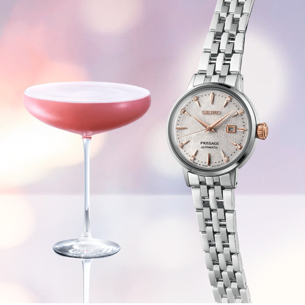 Seiko Japan Made Presage Cocktail Time "Clover Club" Ladies' Watch SRE009J1