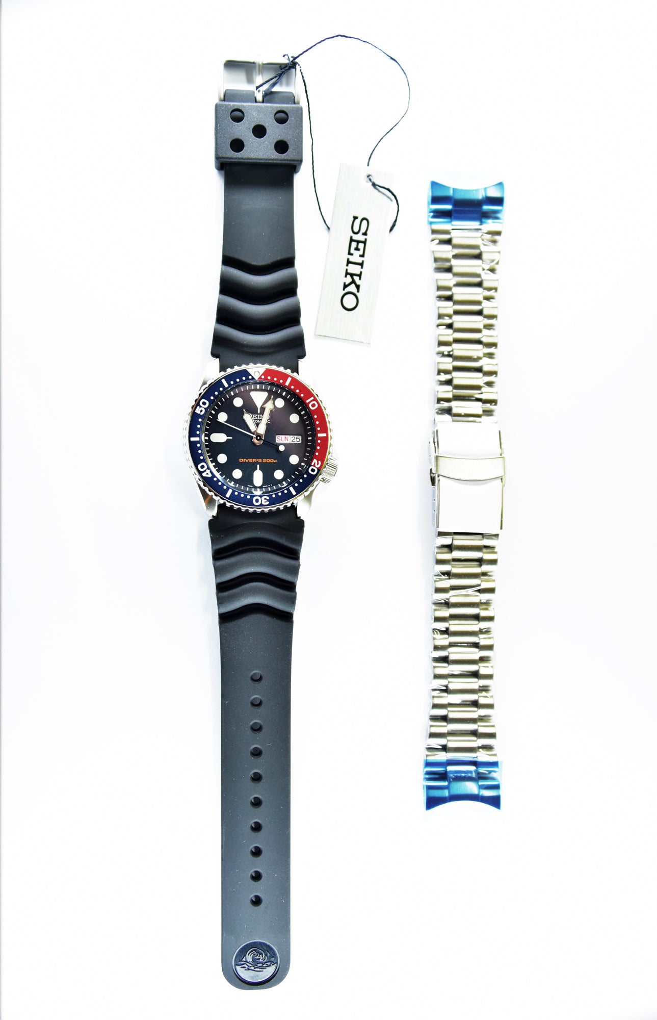Rubber Strap Seiko Pepsi 009 Seiko Skx009 Endmill Bracelet Seiko
