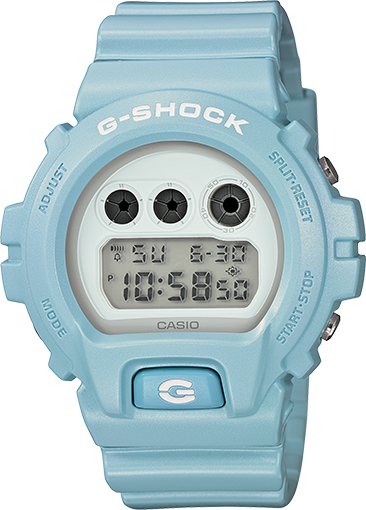 Casio G-Shock Standard Digital Pale Color Light Blue Watch DW6900SG-2DR - Diligence1International