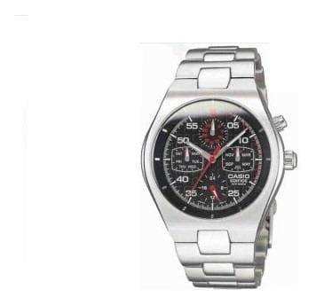 Casio Edifice Retrograde Chronograph Black Dial Men's Stainless Steel Watch EF-311D-1AV - Diligence1International