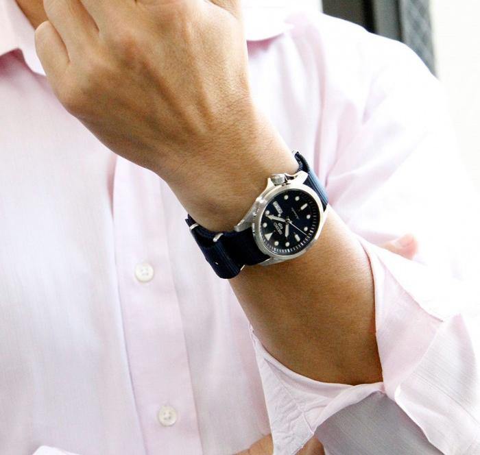 NEW Seiko 5 Sports 100M Automatic Men's Watch All Navy Blue Nylon Strap SRPE63K1 - Diligence1International