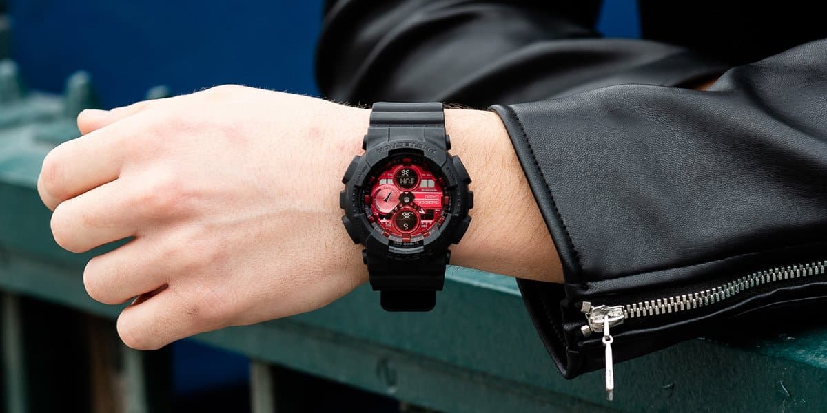 Casio G-Shock Special Color Adrenaline Black x Red Dial x Grey Accents Watch Last Dance GA140AR-1ADR - Diligence1International