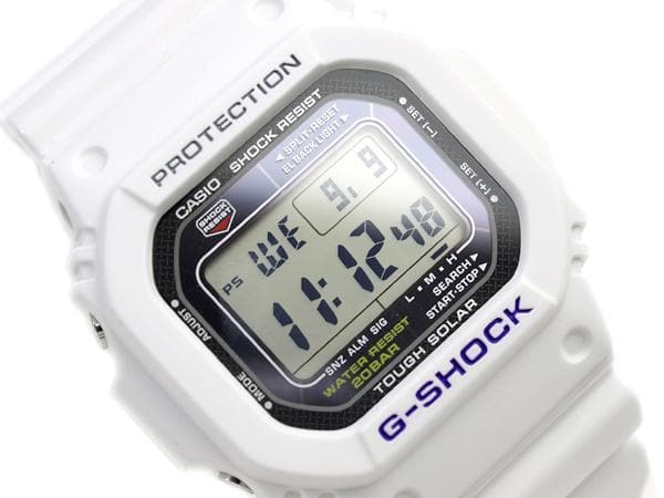 Casio G-Shock Tough Solar Digital Snow Warrior White x Black Accents Watch G5600A-7DR - Diligence1International