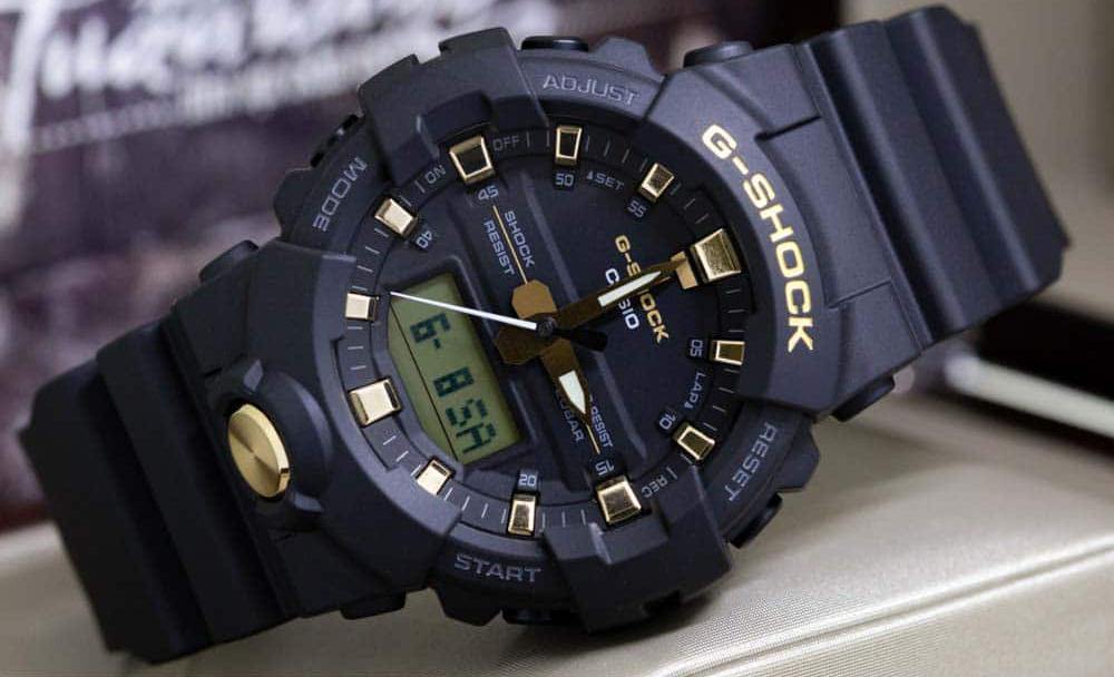 Casio G-Shock Analog-Digital Black x Gold Accents Watch GA810B-1A9DR - Diligence1International