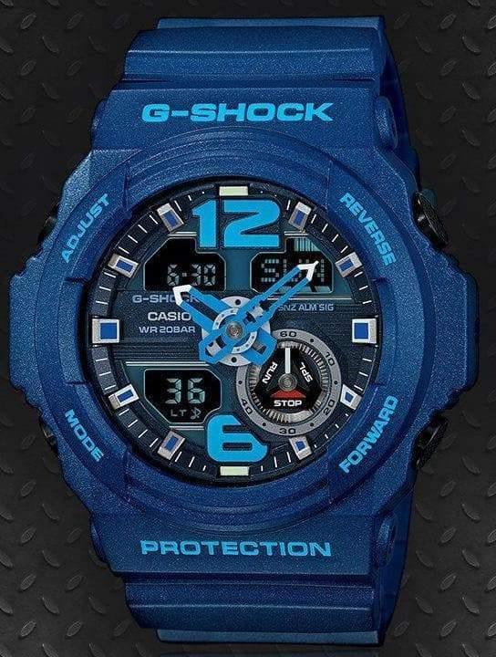 Casio G-Shock Big Size Series Analog-Digital Metallic Blue Watch GA310-2ADR - Diligence1International