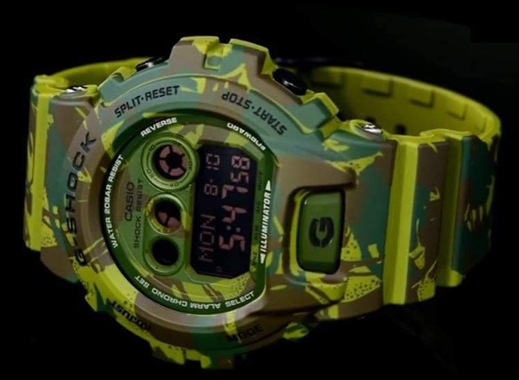 Casio G-Shock Military Standard Digital Camo Green Watch SAFC Jammer GDX6900MC-3DR - Diligence1International
