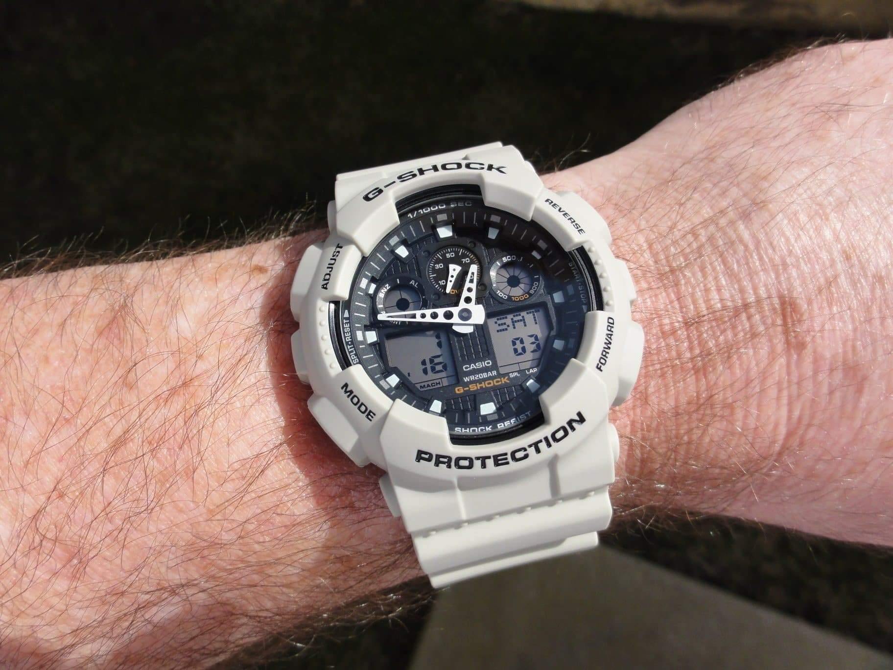 Casio G-Shock Military Standard Series Anadigi Desert M1 Abrams Watch GA100SD-8ADR - Diligence1International
