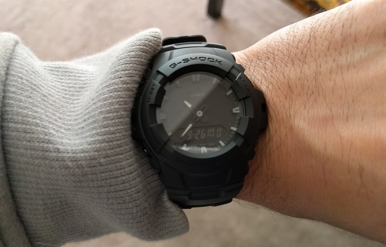 Casio G-Shock Black Series Anadigi Black Watch G100BB-1ADR