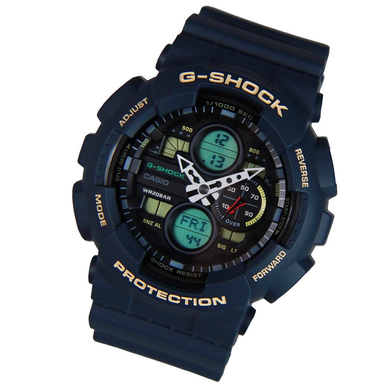 Casio G-Shock Special Color The Green Hornet Anadigi Greenish Blue Watch GA140-2ADR - Diligence1International