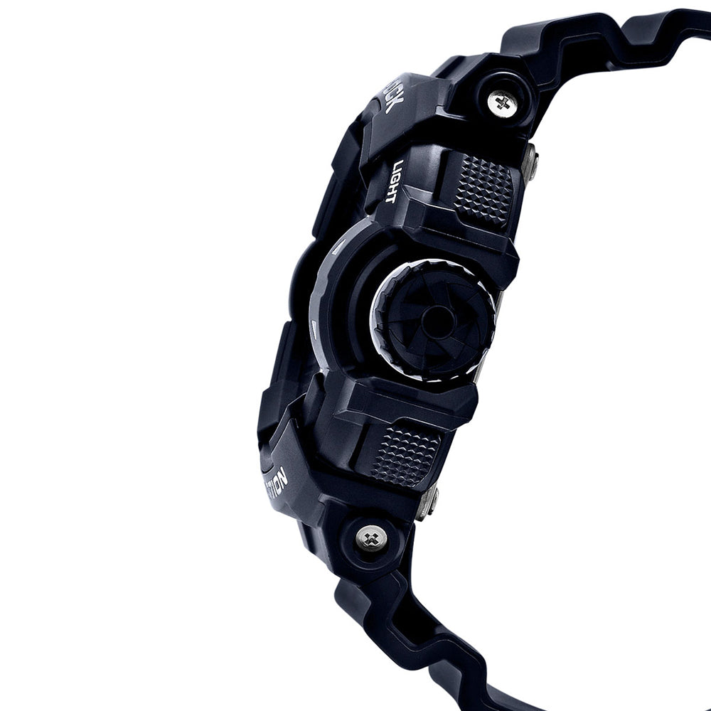 Casio G-Shock Big Case Analog-Digital Black x Silver Tone Watch GA400GB-1ADR