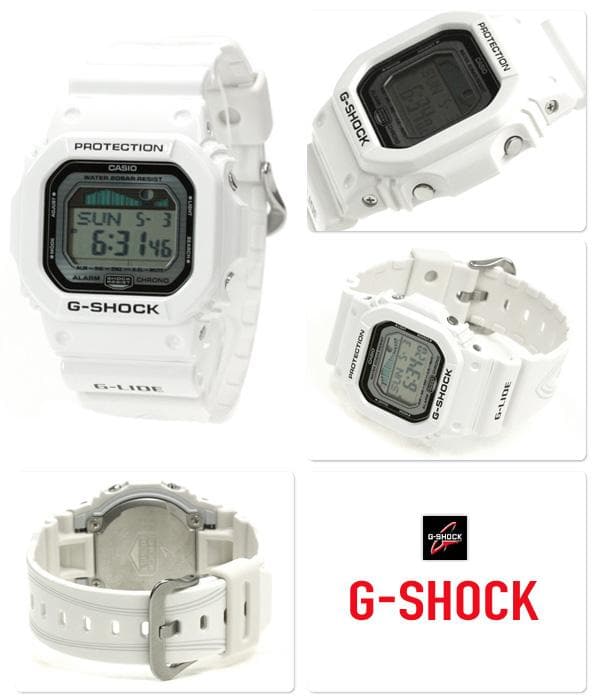 Casio G-Shock G-LIDE Series Digital White x Black Accents Watch GLX5600-7DR - Diligence1International