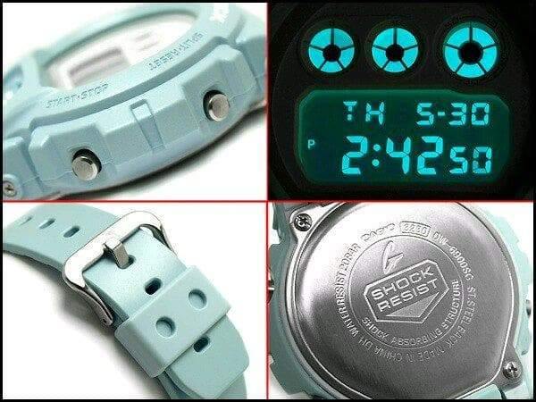 Casio G-Shock Standard Digital Pale Color Light Blue Watch DW6900SG-2DR - Diligence1International
