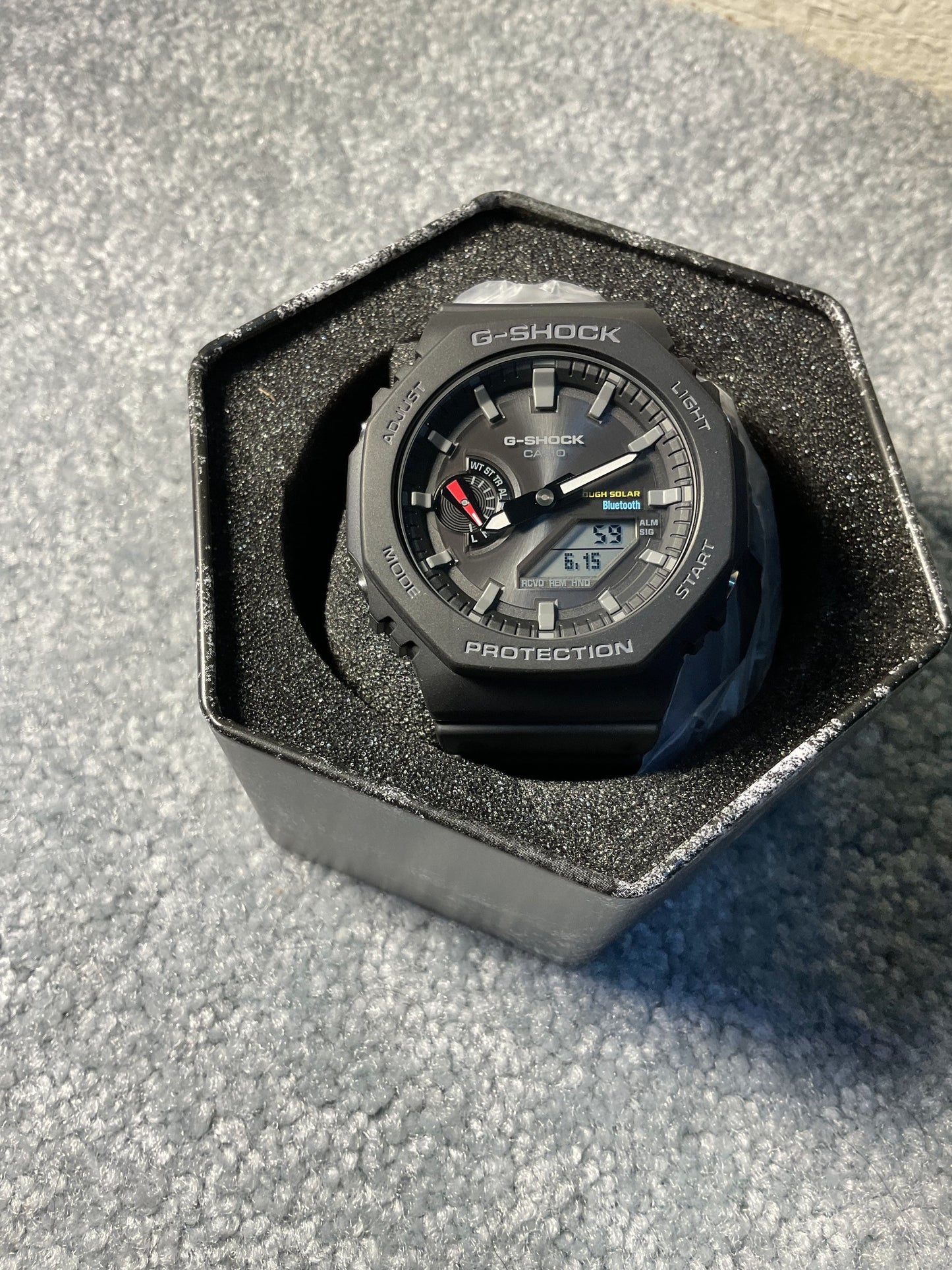 Casio G-Shock Tough Solar Bluetooth Black AP CasiOak Watch GAB2100-1ADR