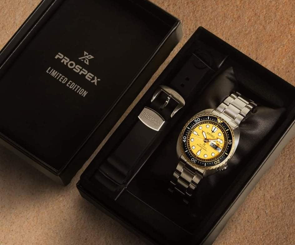 Seiko Prospex Limited Edition PH Yellow Sunrise Turtle 200M Men's Watch SRPH38K1