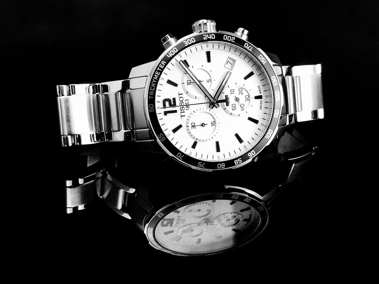 Tissot Swiss Made T-Sport Quickster Chronograph Men's Stainless Steel Watch T0954171103700 - Diligence1International