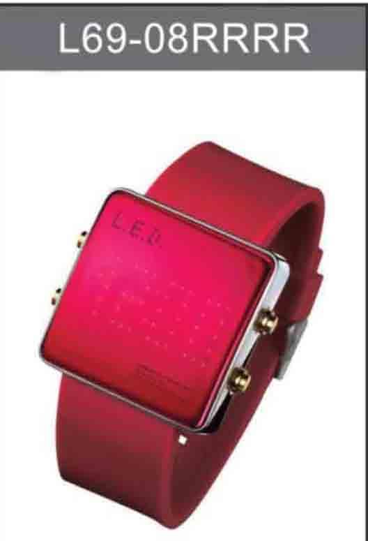 Life Evolution Design Unisex LED Watch L69-08RRRR - Diligence1International