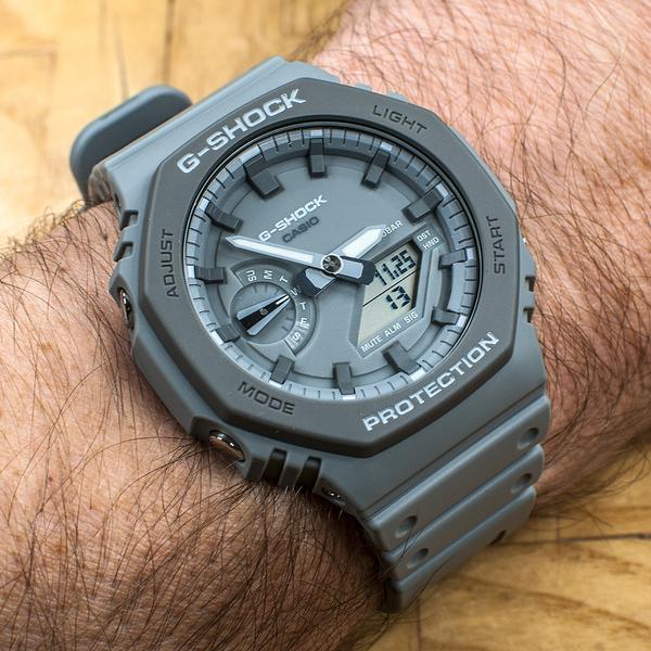 Casio G-Shock Carbon Core Guard Earth Tone Grey AP CasiOak Watch GA2110ET-8ADR - Diligence1International
