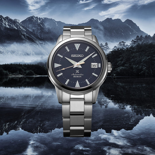 Seiko Japan Made Prospex 1959 Baby Alpinist Blue Men's Stainless Watch SPB249J1