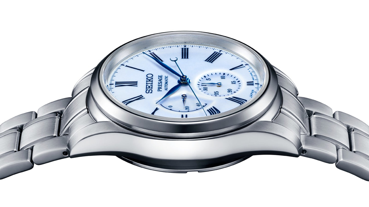 Seiko Presage LE Arita Porcelain Dial White w/ Power Reserve Ind Men's Watch SPB267J1
