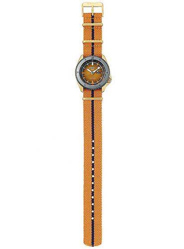 Seiko 5 Sports 100M Naruto Uzumaki LE Automatic Men's Watch Orange Dial Nylon Strap SRPF70K1 - Diligence1International