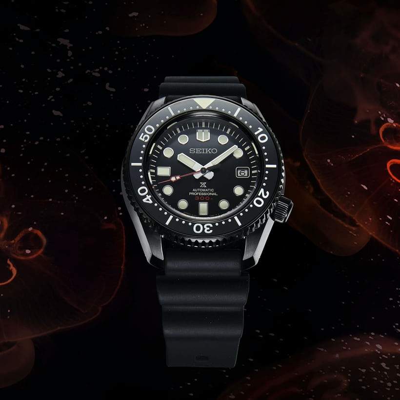 Seiko Limited Edition 1968 Black Series Marinemaster 300M Men's Watch SLA035J1 - Diligence1International