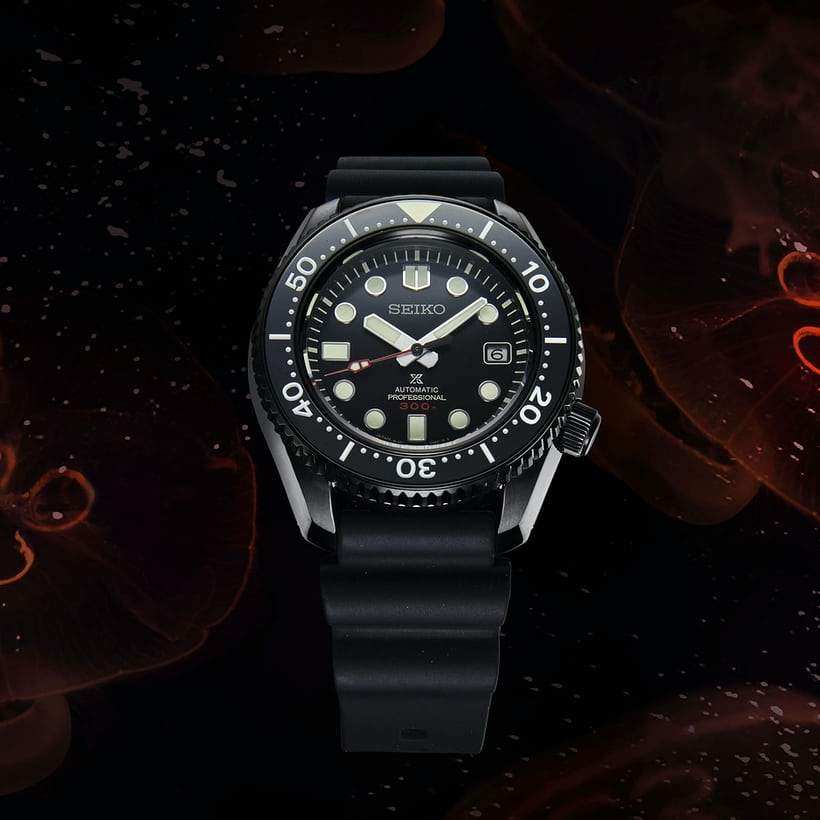 Seiko Limited Edition 1968 Black Series Marinemaster 300M Men's Watch SLA035J1 - Diligence1International