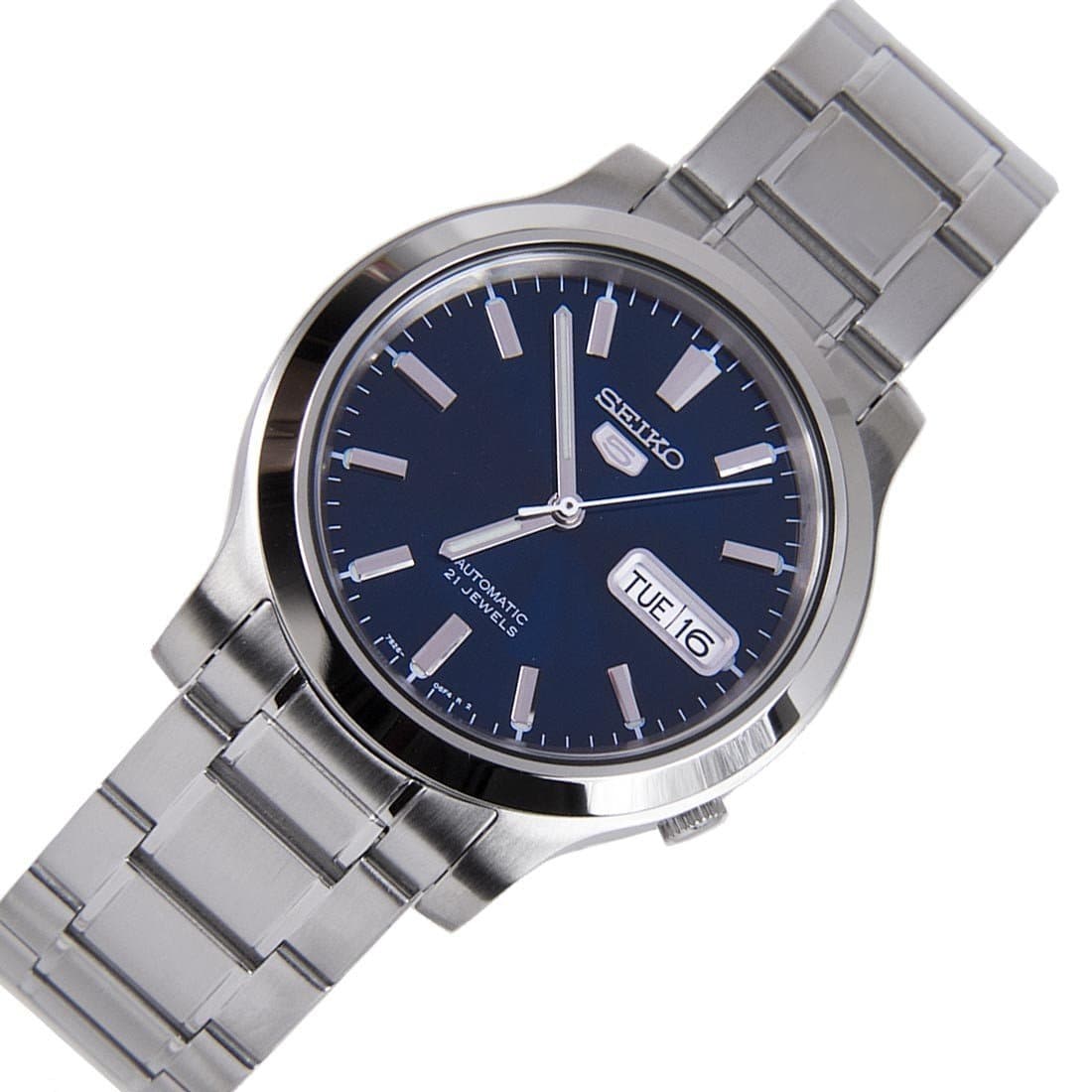 Seiko 5 Classic Men's Size Blue Dial Stainless Steel Strap Watch SNK793K1 - Diligence1International