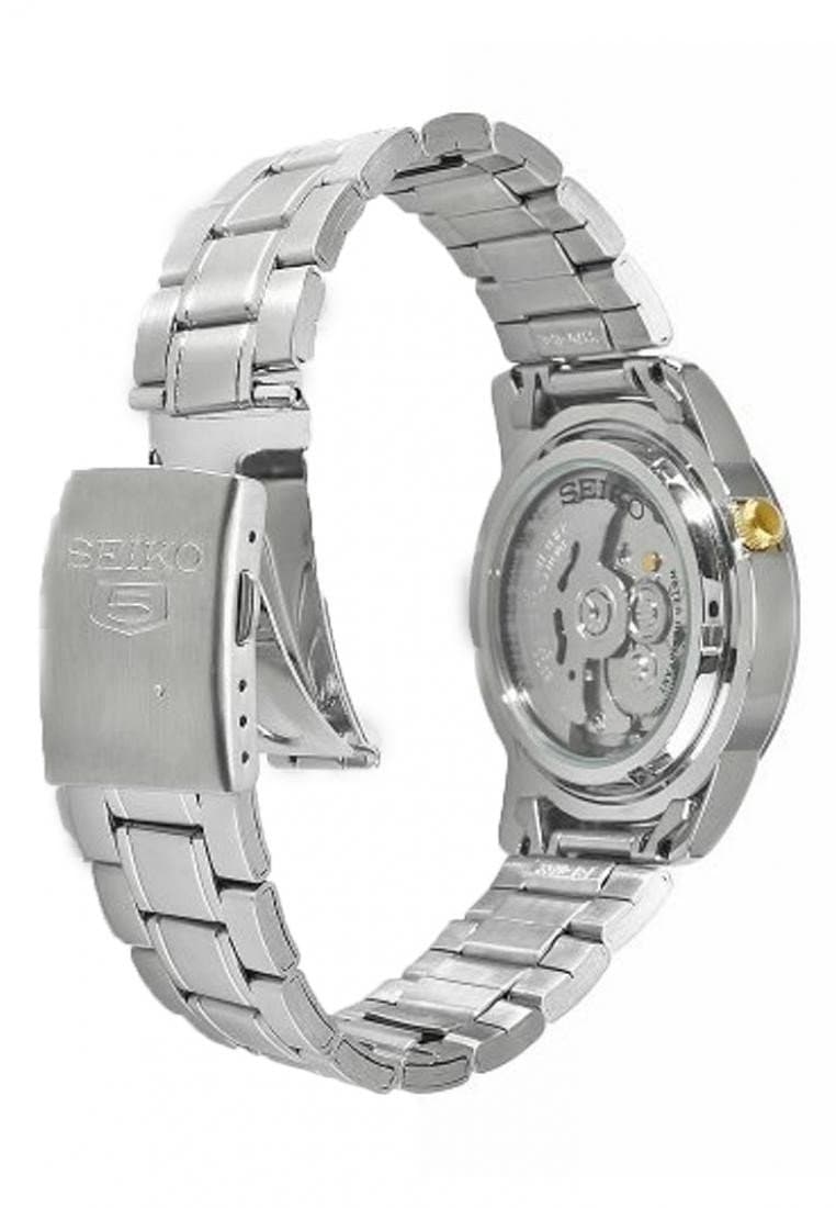 Seiko 5 Classic Men's Size Gold Dial Stainless Steel Strap Watch SNKK13K1 - Diligence1International