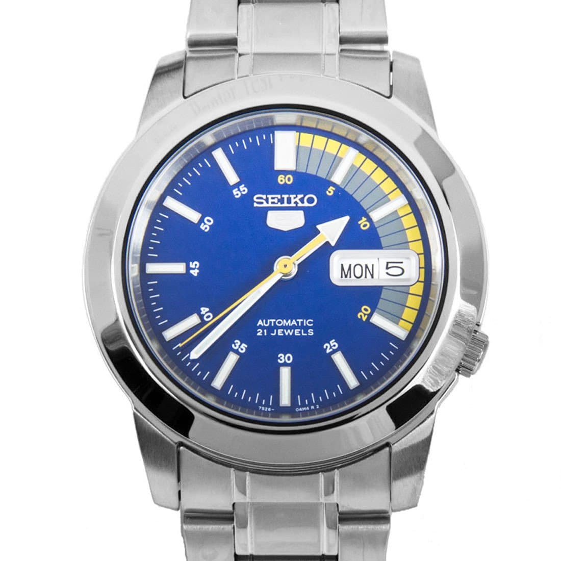 Seiko 5 Classic Men's Size Blue Dial Stainless Steel Strap Watch SNKK27K1 - Diligence1International