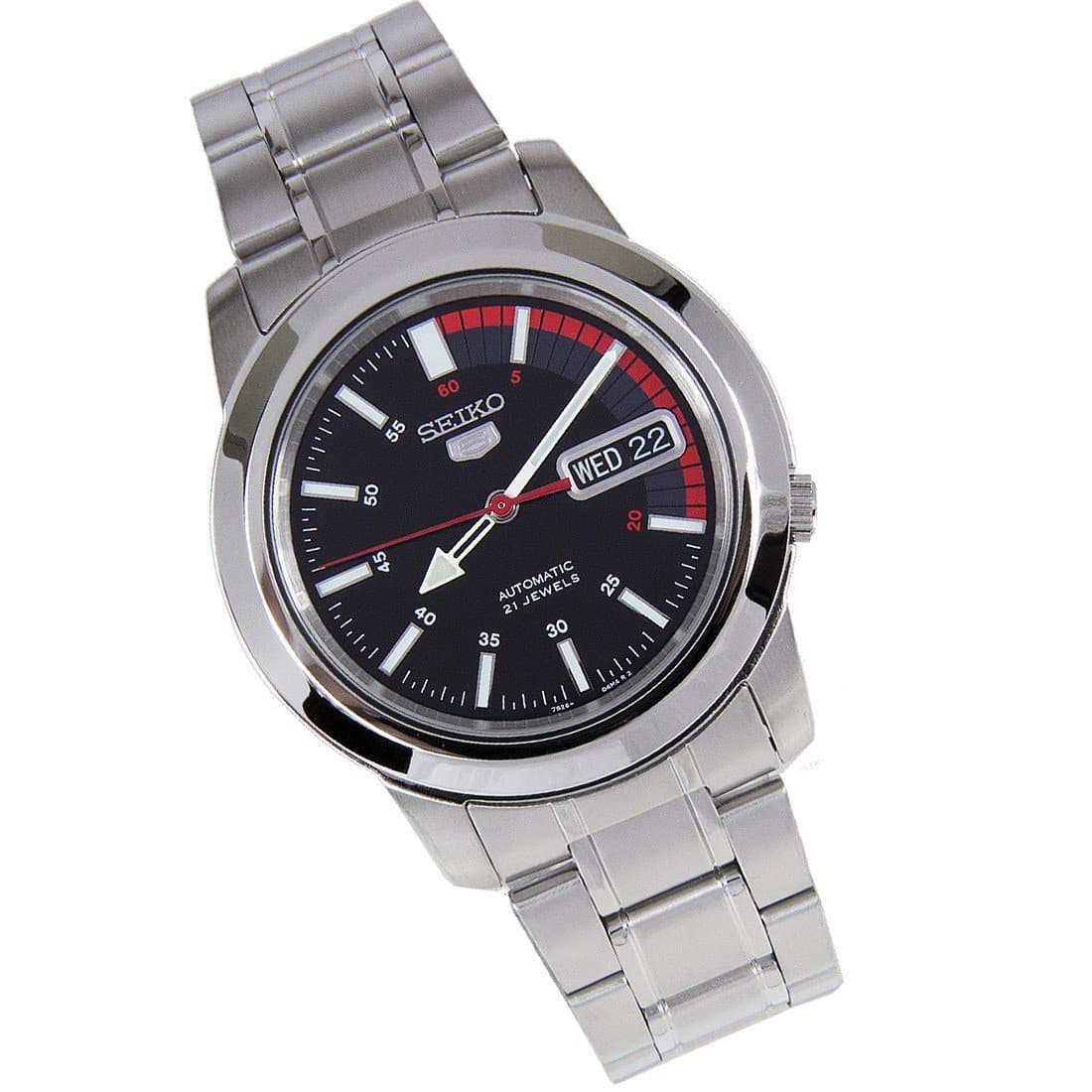 Seiko 5 Classic Men's Size Black Dial Stainless Steel Strap Watch SNKK31K1 - Diligence1International