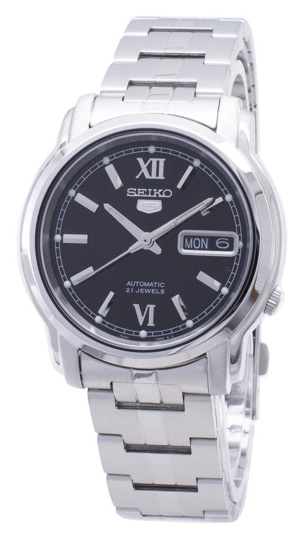 Seiko 5 Classic Men's Size Black Dial Stainless Steel Strap Watch SNKK81K1 - Diligence1International