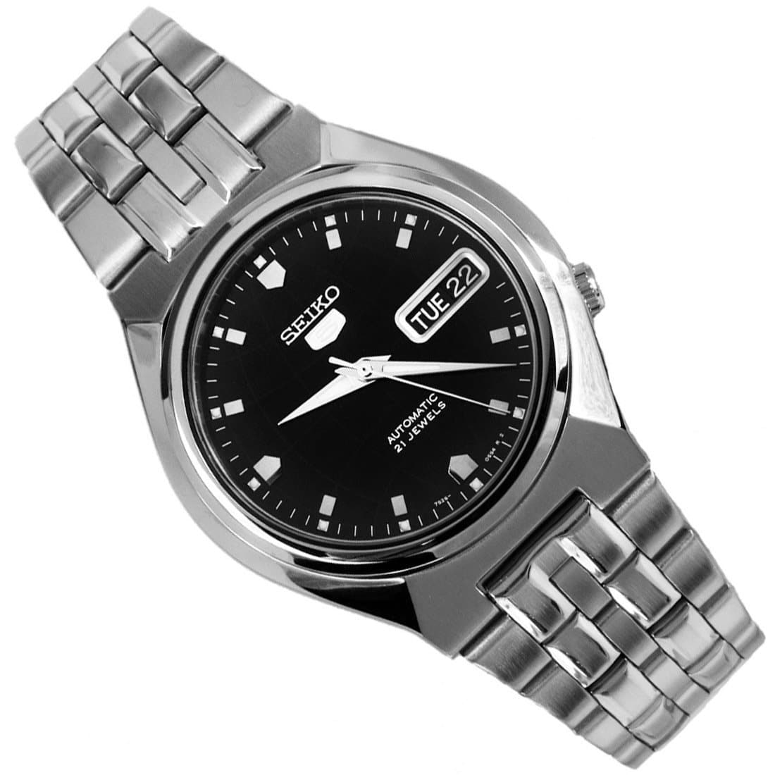 Seiko 5 Classic Men's Size Black Dial Stainless Steel Strap Watch SNKL71K1 - Diligence1International