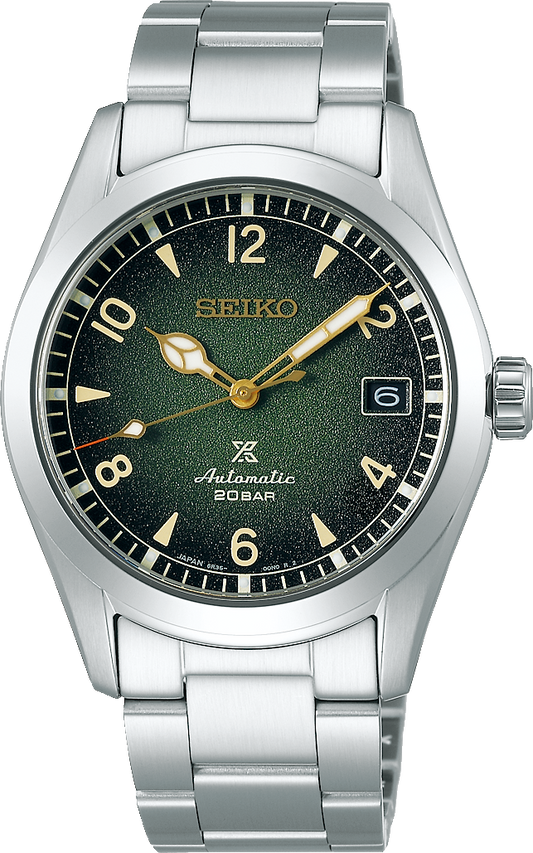 Seiko JAPAN Made Prospex Baby Alpinist Green Junior Men's Stainless Watch SPB155J1 - Diligence1International
