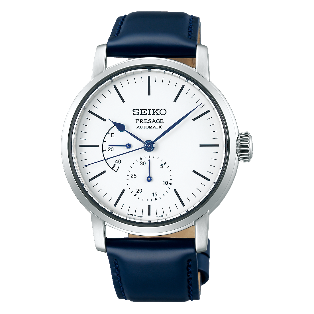 Seiko Presage Mens Watch w/ Pow. Res. Indicator Riki Enamel Collection White SPB161J1 - Diligence1International