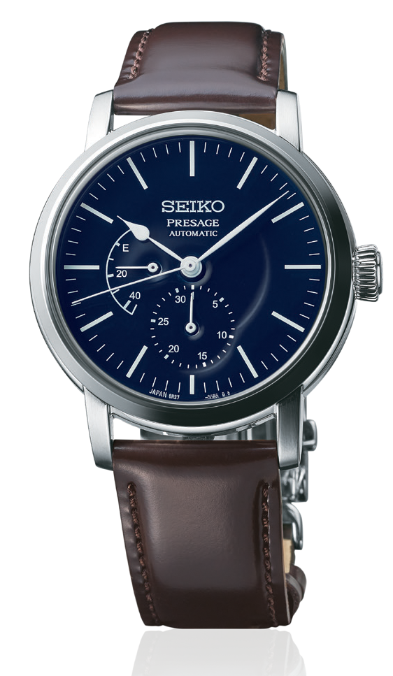 Seiko Presage Mens Watch w/ Pow. Res. Indicator Riki Enamel Collection Blue SPB163J1 - Diligence1International